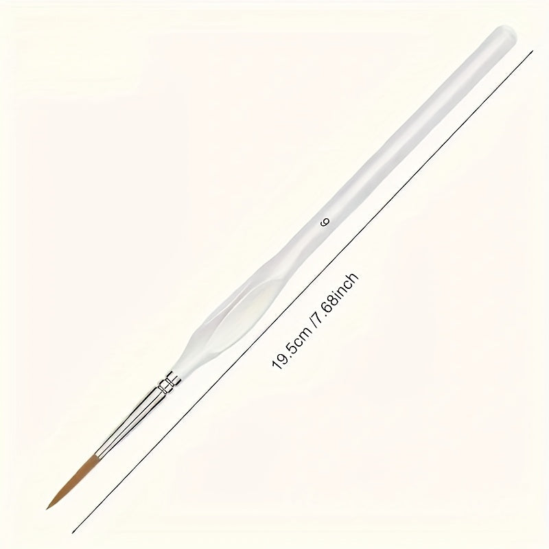 Set de pinceaux de précision pour les travaux de peinture minutieux – pinceaux professionnels à poils synthétiques et manche ergonomique | Sulvida