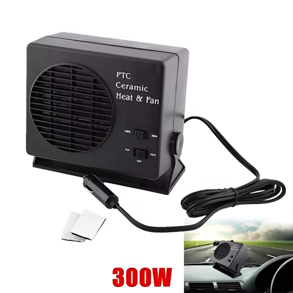 Ventilateur chauffant 12V pour voiture pour dégivrage et chauffage rapide du pare-brise | Sulvida