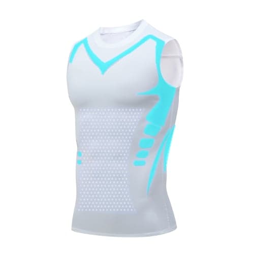 Gilet de Compression Sans Manches – Maillot Ionique Sculptant pour Hommes | Sulvida