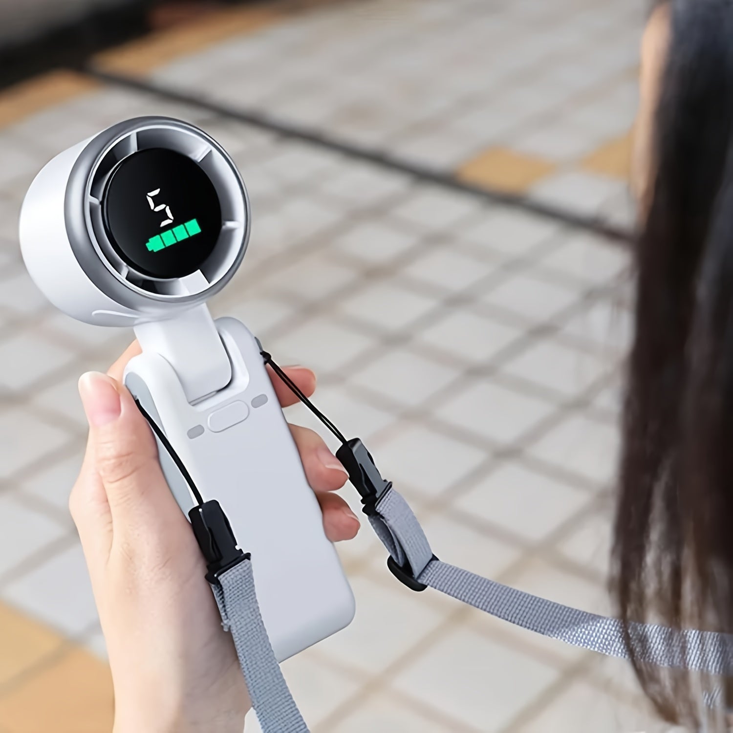 Mini ventilateur portable rechargeable – USB 3-en-1 avec 5 vitesses, à emporter partout | Sulvida