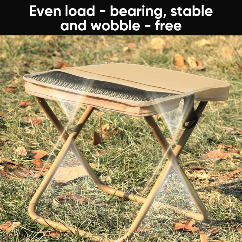 Tabouret de Camp Pliable avec Sac à Dos – Tabouret de Voyage Compact pour Randonnée, Pêche, Camping – Chaise Pliable Portable – Chaise Légère d’Extérieur pour Jardin | Sulvida