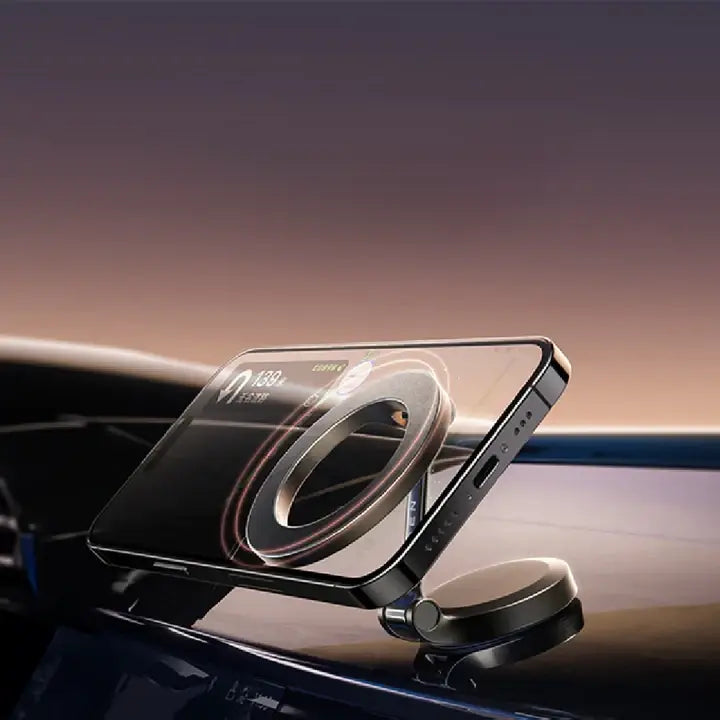 Support de téléphone magnétique pour voiture avec rotation à 360° pour une navigation en toute sécurité | Sulvida