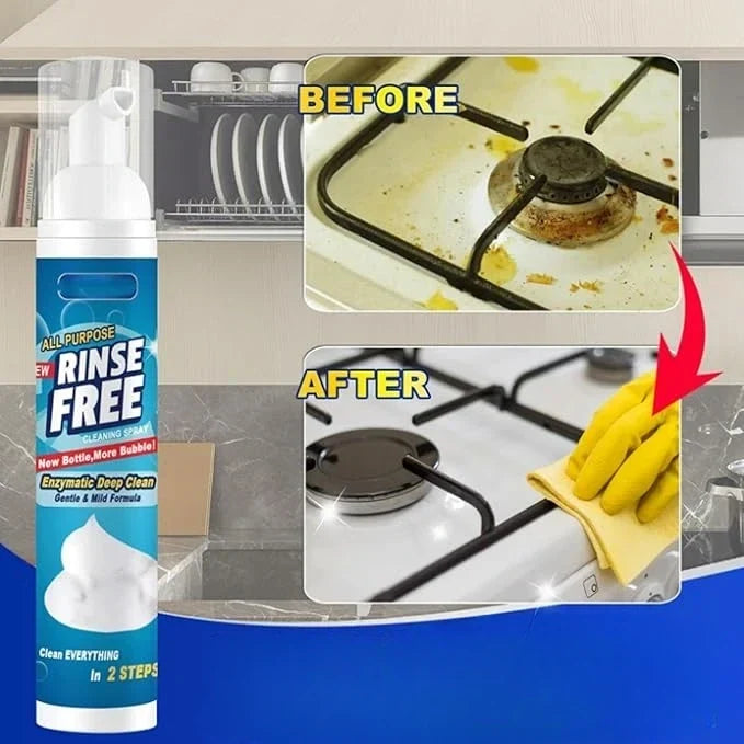 Nettoyant moussant universel multisurface pour la cuisine, la salle de bains et la voiture – puissant dégraissant et détachant pour toutes les surfaces | Sulvida