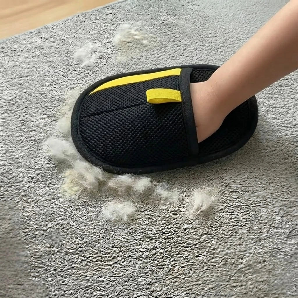 Gant de toilettage pour animaux pour ramasser efficacement les poils des chiens et des chats – gant de toilettage double face au design flexible | Sulvida