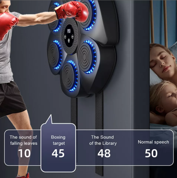 Entraîneur de boxe musical avec fonction cible — Coach fitness interactif pour la maison | Sulvida