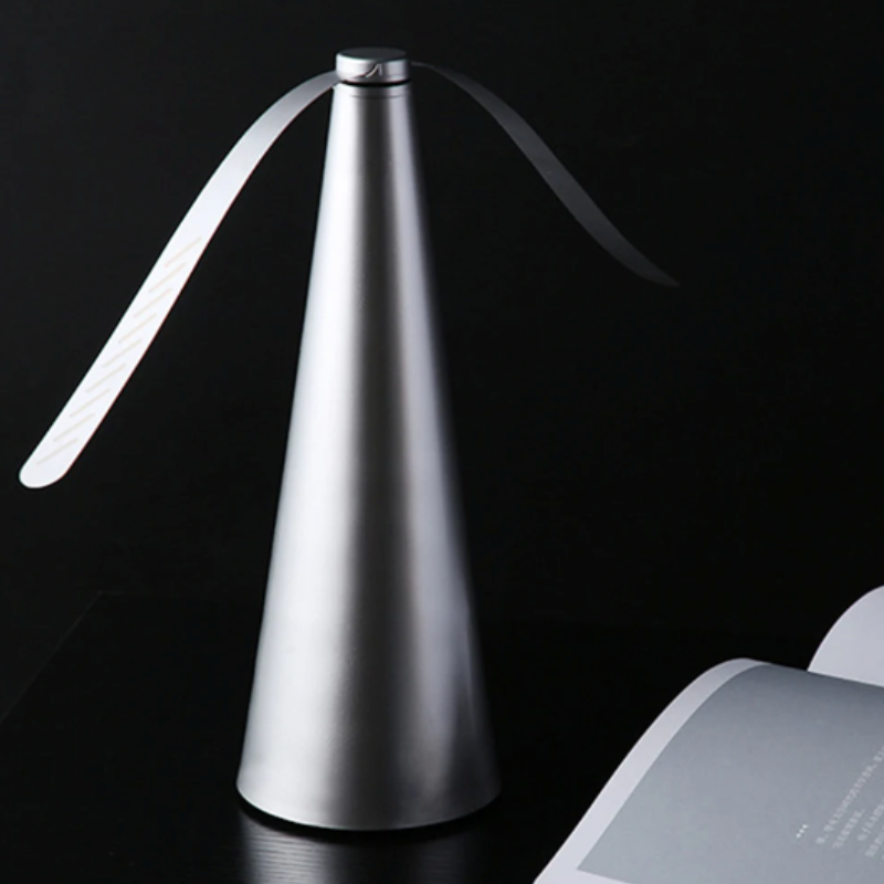 Ventilateur de table anti-mouches à pales rotatives – Répulsif à insectes alimenté par piles pour repas en plein air et tables à manger | Sulvida