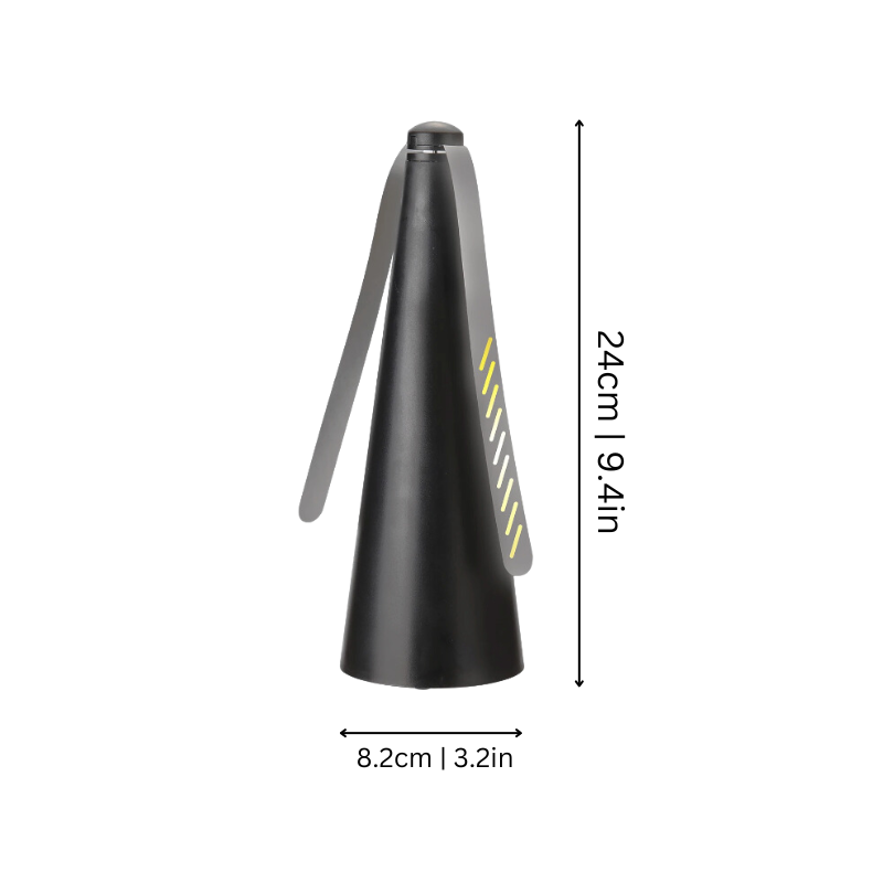 Ventilateur de table anti-mouches à pales rotatives – Répulsif à insectes alimenté par piles pour repas en plein air et tables à manger | Sulvida