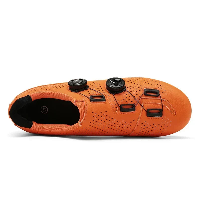 Chaussures de cyclisme unisexes à fermeture rotative – Chaussures légères de VTT et de course pour une puissance de pédalage et un confort optimaux | Sulvida