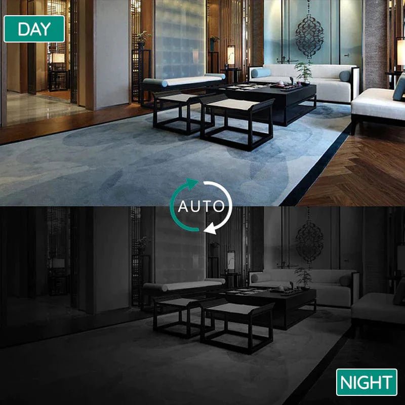 Caméra de sécurité sans fil avec vision nocturne – caméra Wi-Fi HD compacte pour la maison, avec détection de mouvement et commande via application | Sulvida