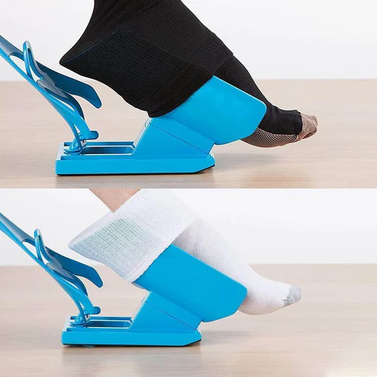 Kit d’aide à l’enfilage des chaussettes – Aide simple pour enfiler les chaussettes pour seniors et personnes à mobilité réduite | Sulvida