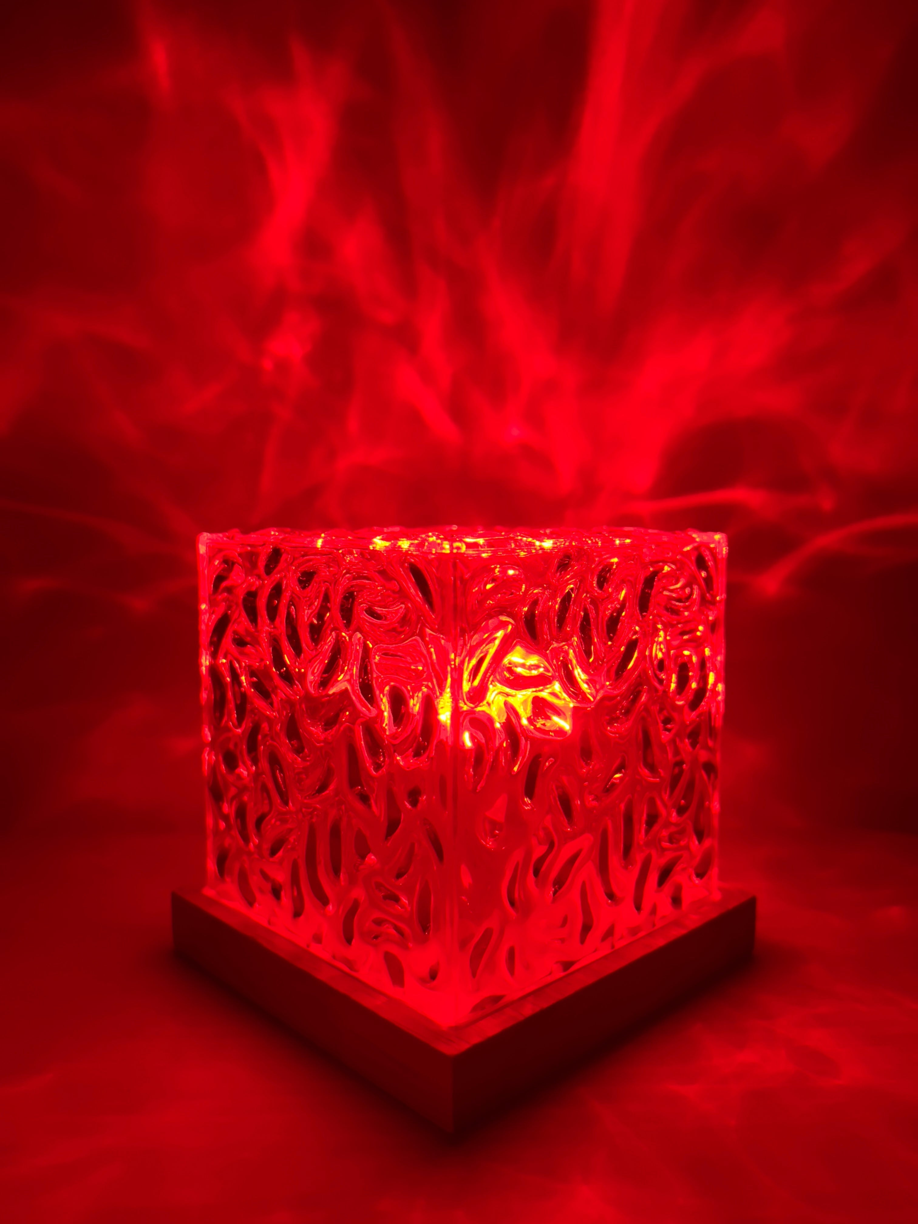 Veilleuse LED projecteur de vagues océaniques avec télécommande – Éclairage d’ambiance apaisant avec effet de vagues et changement de couleur pour chambre et chambre d’enfant | Sulvida