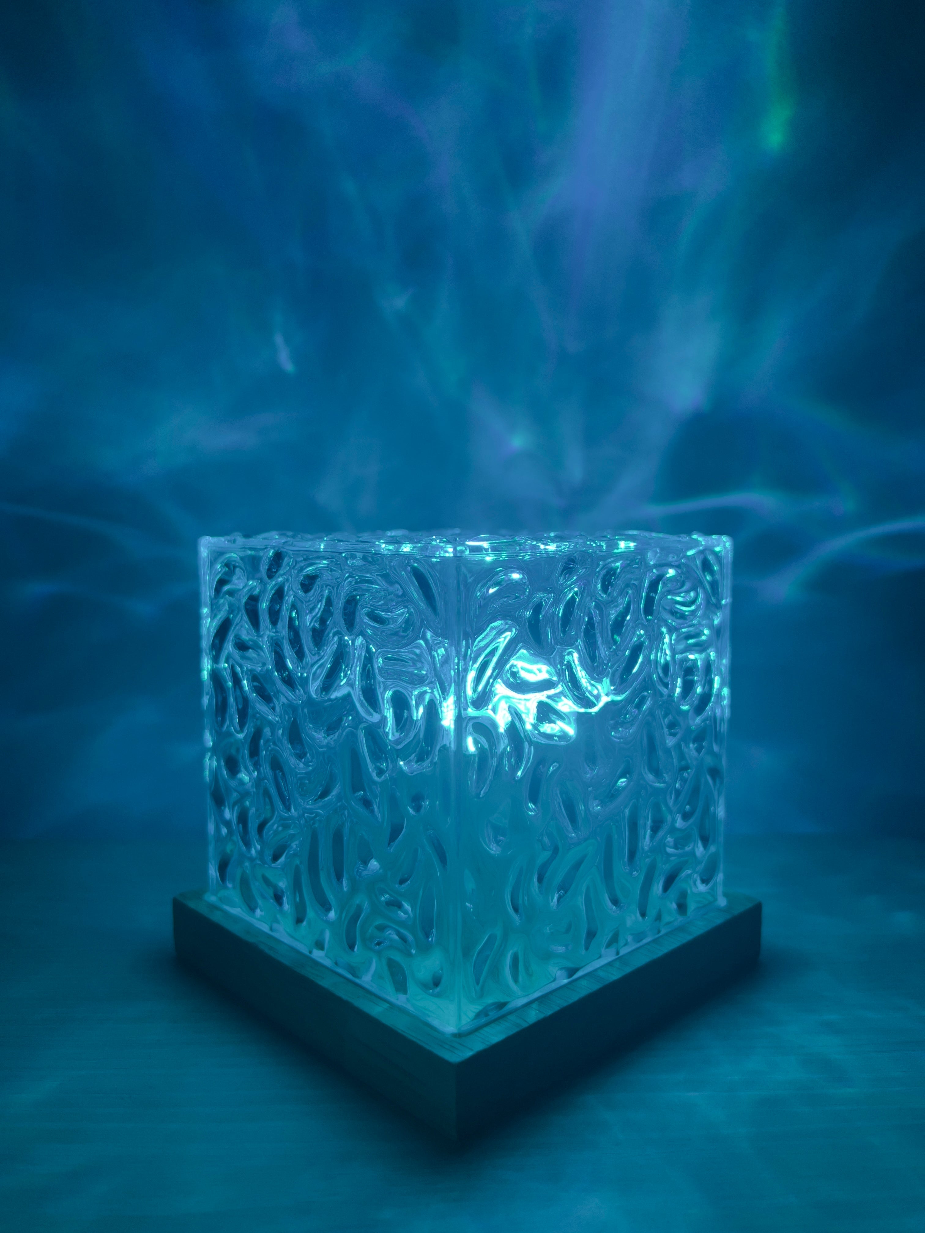 Veilleuse LED projecteur de vagues océaniques avec télécommande – Éclairage d’ambiance apaisant avec effet de vagues et changement de couleur pour chambre et chambre d’enfant | Sulvida