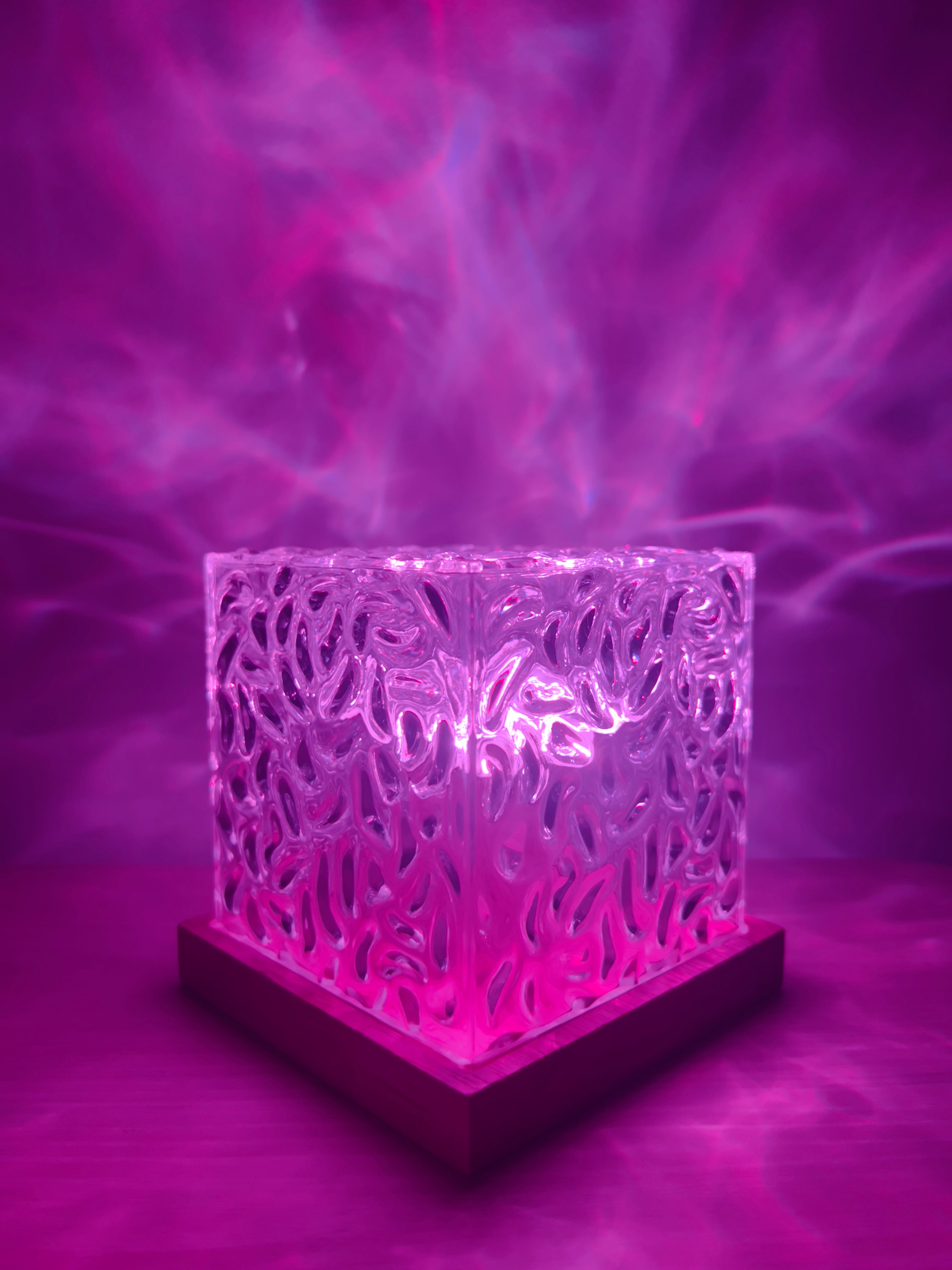 Veilleuse LED projecteur de vagues océaniques avec télécommande – Éclairage d’ambiance apaisant avec effet de vagues et changement de couleur pour chambre et chambre d’enfant | Sulvida