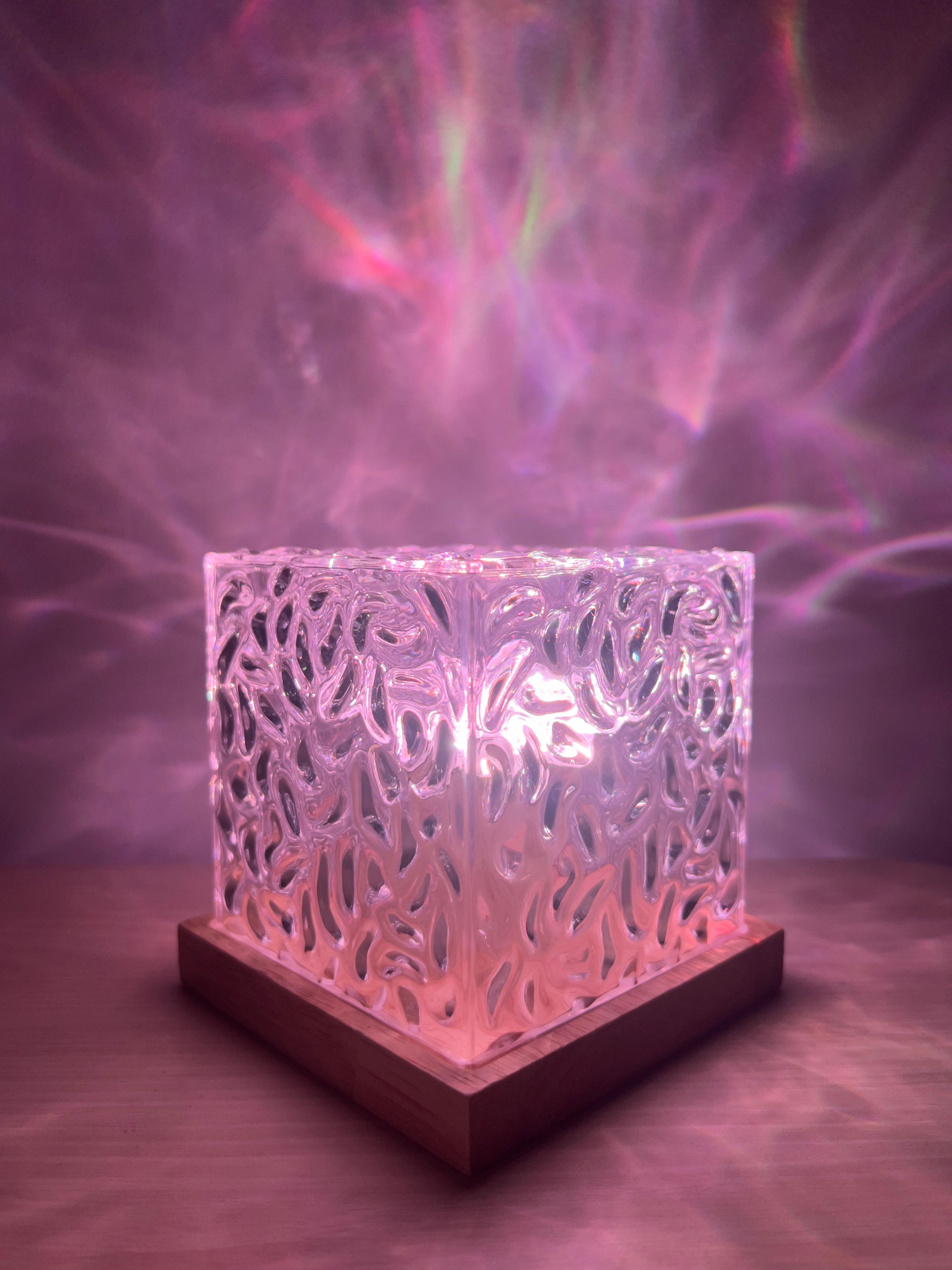 Veilleuse LED projecteur de vagues océaniques avec télécommande – Éclairage d’ambiance apaisant avec effet de vagues et changement de couleur pour chambre et chambre d’enfant | Sulvida