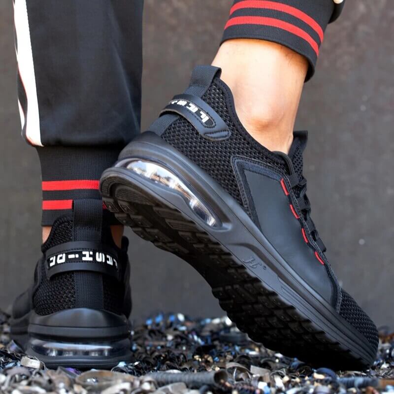 Chaussures de sécurité avec embout en acier – Respirantes & antidérapantes – Chaussures de travail pour hommes | Sulvida