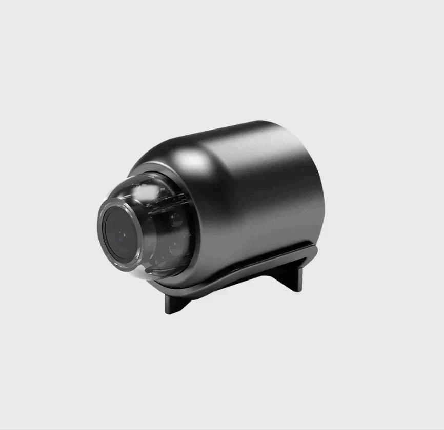 Caméra de sécurité WiFi compacte – Full HD 1080p avec objectif grand angle 120°, vision nocturne, détecteur de mouvement et audio bidirectionnel pour surveillance mondiale | Sulvida