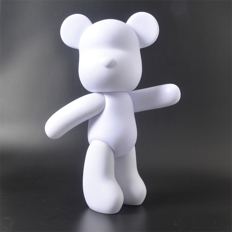 Figurine décorative Teddy avec set de peinture – Ours en peluche en vinyle, projet créatif DIY à peindre pour enfants et adultes, loisirs créatifs et décoration | Sulvida