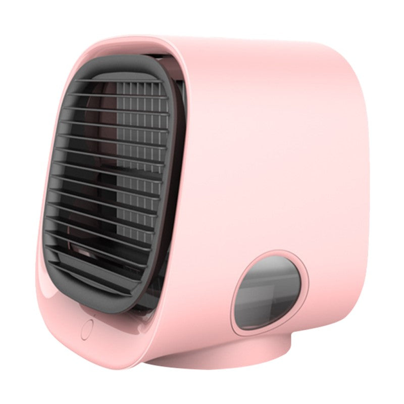 Climatiseur et humidificateur d’air compact 2-en-1 – Mini clim avec éclairage LED pour bureau, chambre ou bureau | Sulvida