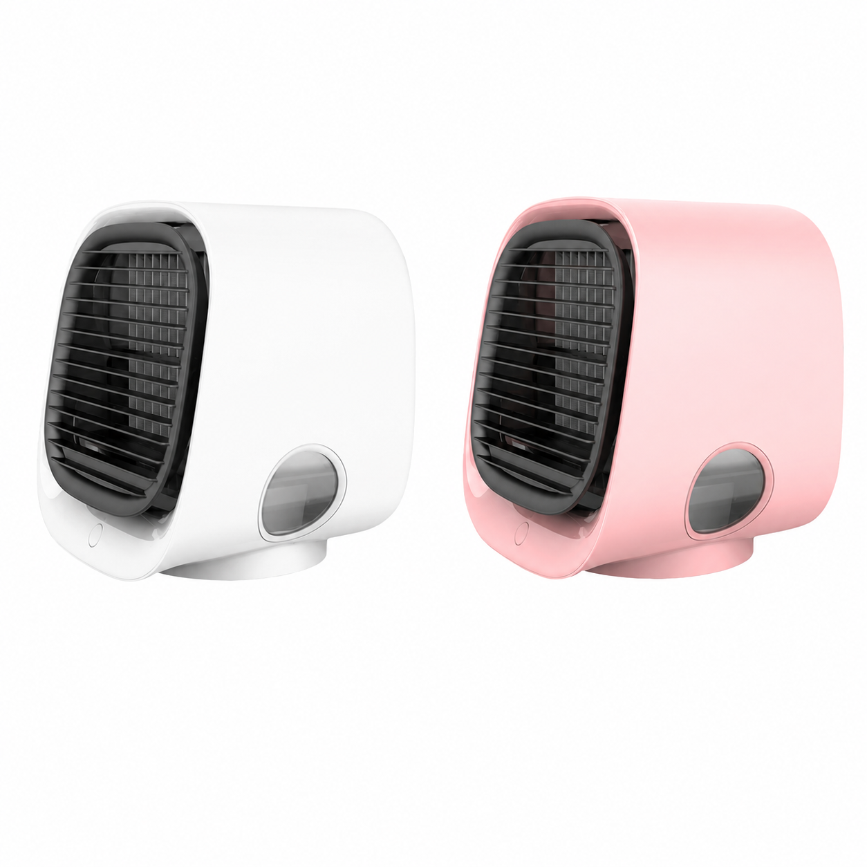 Climatiseur et humidificateur d’air compact 2-en-1 – Mini clim avec éclairage LED pour bureau, chambre ou bureau | Sulvida