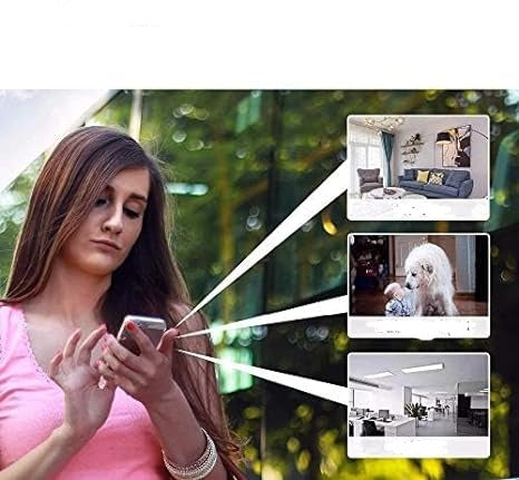 Caméra de sécurité mini WiFi sans fil 1080P – Surveillance intérieure et extérieure avec vision nocturne | Sulvida