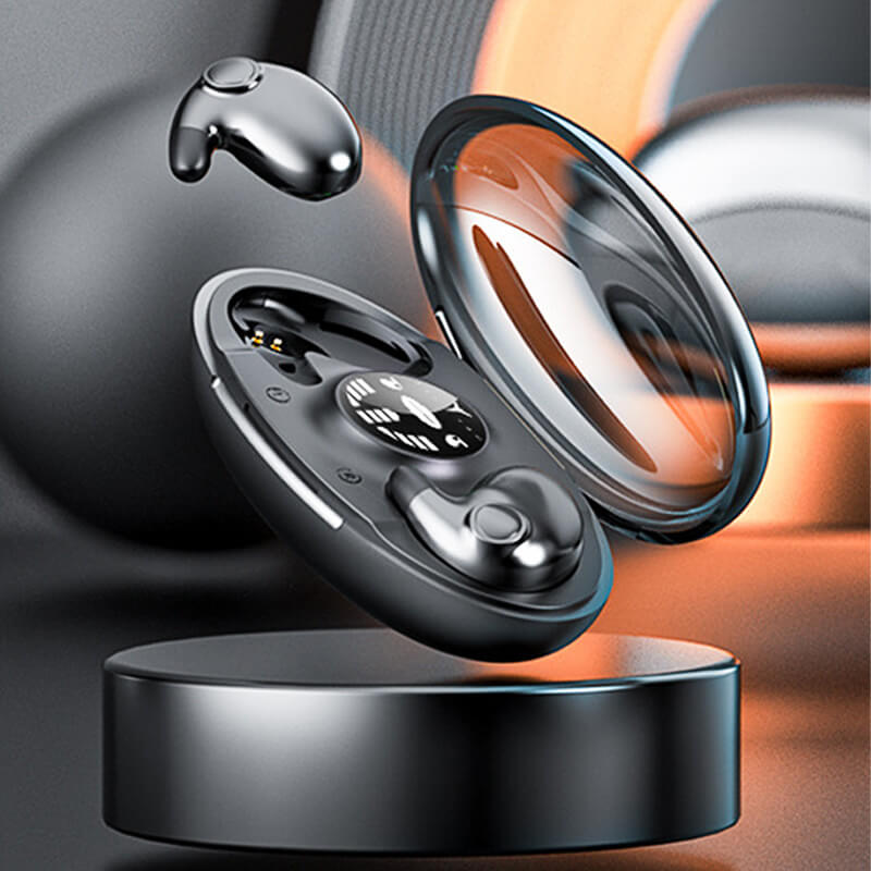 Draadloze Bluetooth Slaapkoptelefoon IPX5 Waterdicht Nachtrust Oordopjes met Oplaadcase Comfortabel In-Ear Ontwerp voor Slapen Sporten Reizen 24 Uur Speeltijd Compact Handsfree Bellen | Sulvida