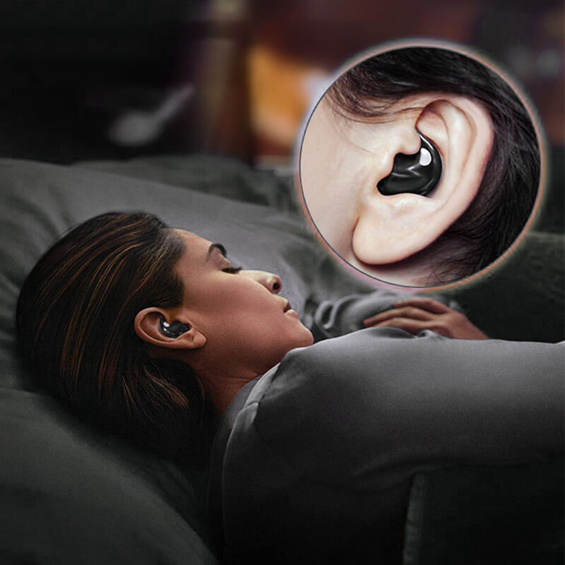 Écouteurs Bluetooth sans fil pour dormir, étanches IPX5, avec boîtier de recharge, conception intra-auriculaire confortable pour dormir, faire du sport et voyager, 24 heures d’autonomie, compacts, avec appels mains libres | Sulvida